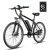 Jasion EB5 Electric Bike for Adults with 360Wh Removable Battery, 40Miles 20MPH Commuting Electric Mountain Bike with 350W Brushless Motor, Shimano 7 Speed, 26″ Tires and Front Fork Suspension